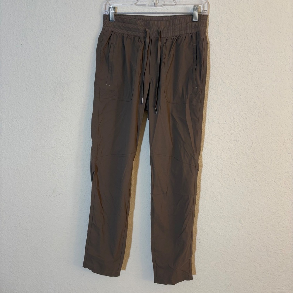 L.L. Bean Vista Camp Pants Women XS M/T Brown Joggers Hiking Activewear